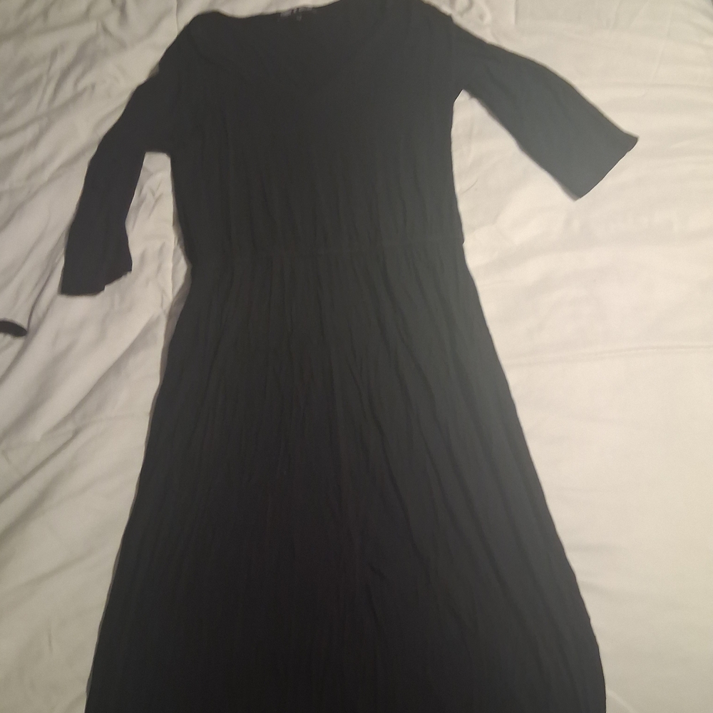 Cable & Gauge Black Long Sleeve Dress